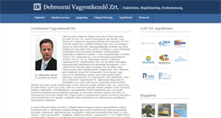 Desktop Screenshot of dvrt.hu